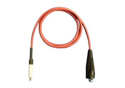 High Voltage Test Lead, 15KV, Black, 4ft long