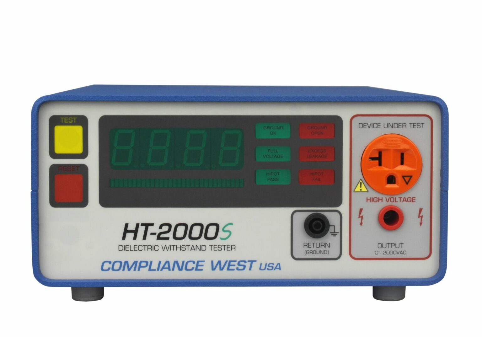 Hipot Tester 2000Vac 20mA Adjustable Ground Continuity UL Listed!